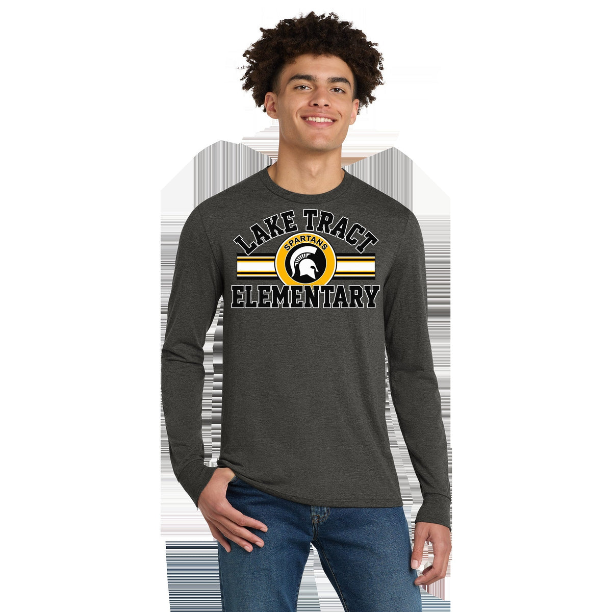 DM132 HeatheredCharcoal Logo 4