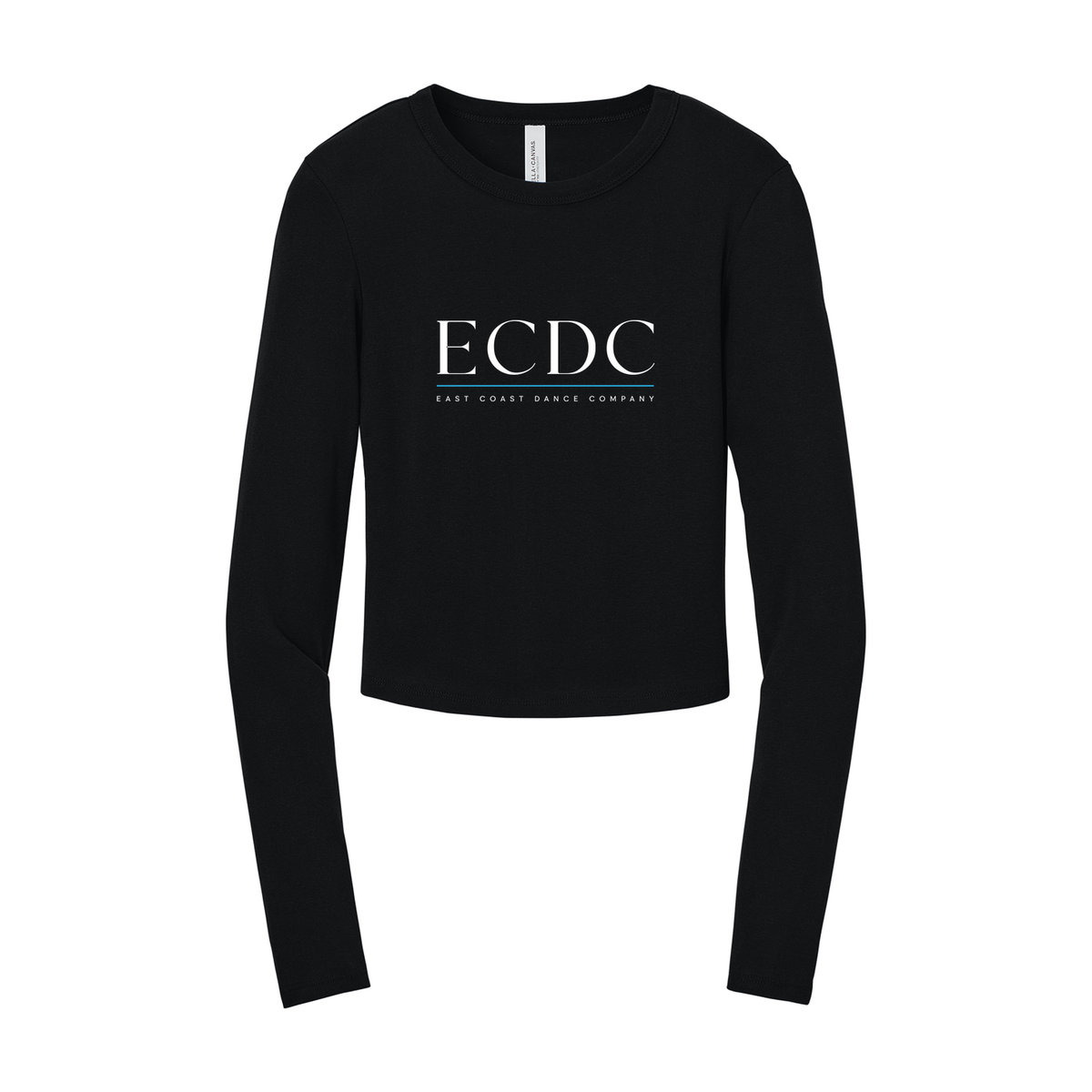 ECDC_BC1501_SolidBlackBlend_Logo2White_Front