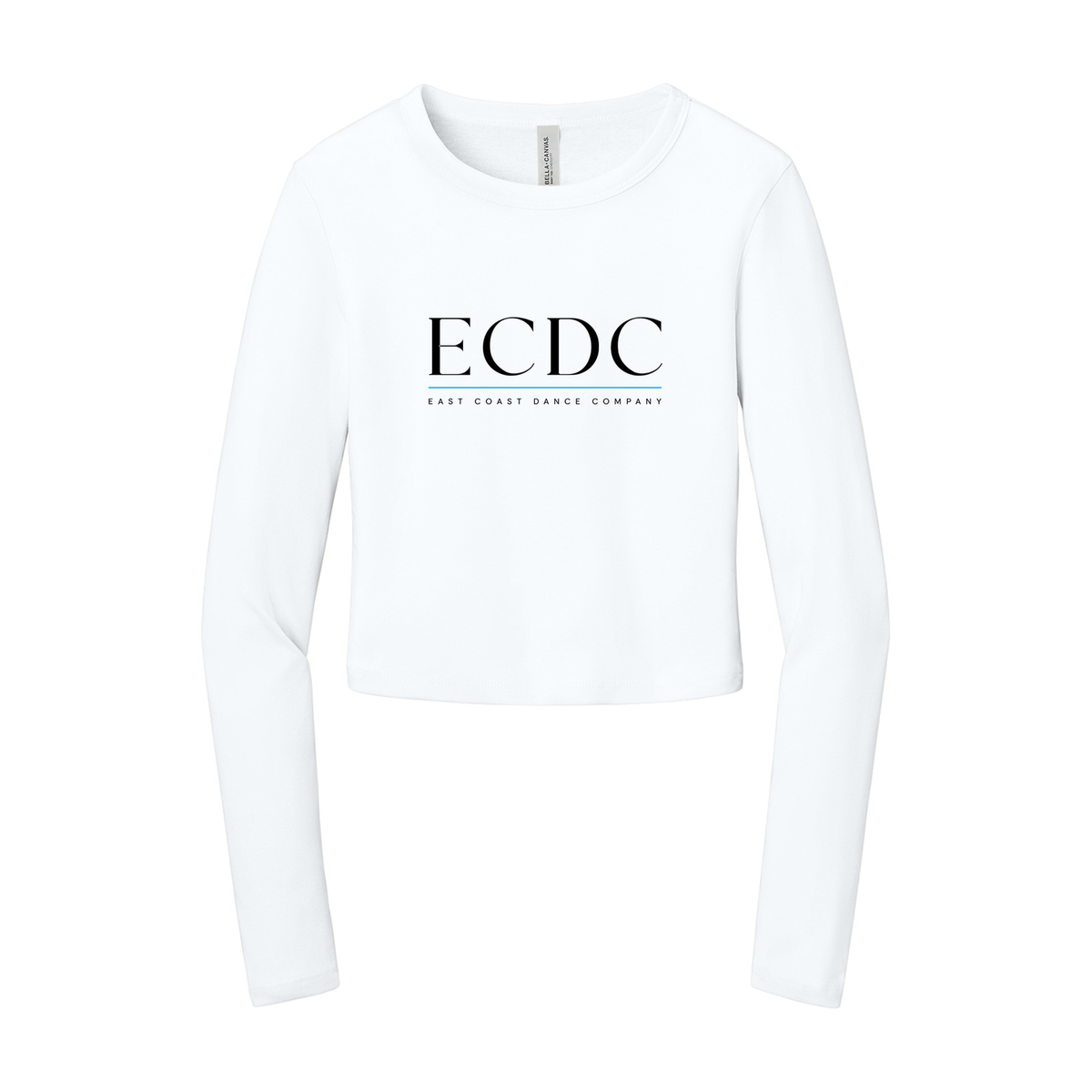ECDC_BC1501_SolidWhiteBlend_Logo2Black_Front