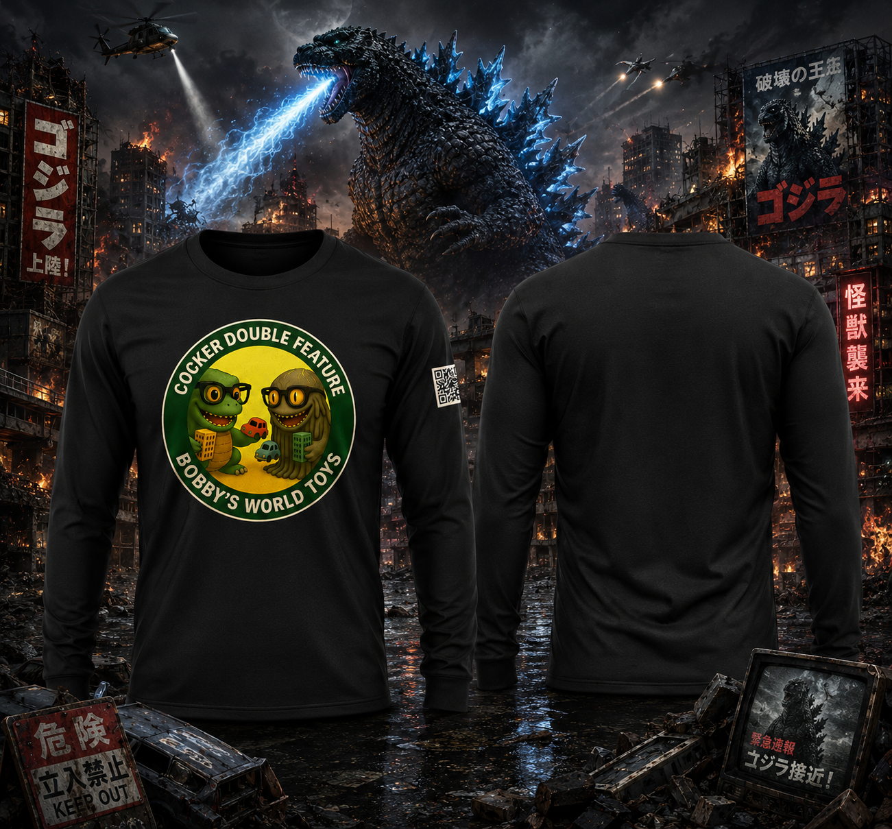 Godzilla Cockers Rampage